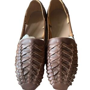 Nisolo Brown Huarache Sandals